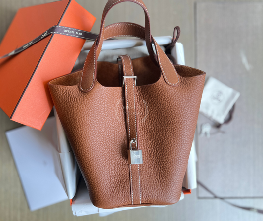 Hermès Picotin 18 Gold with PHW